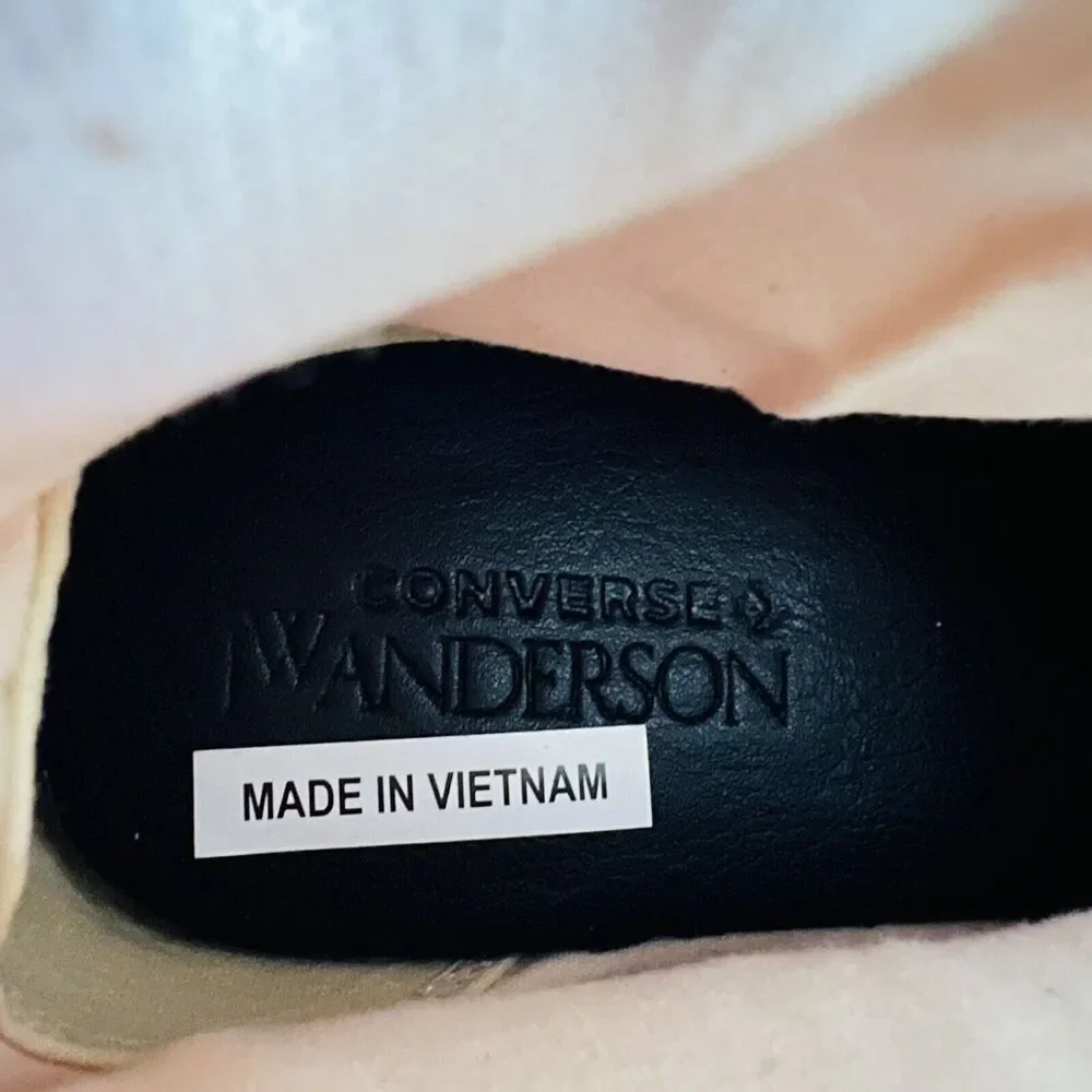 CONVERSE x JW ANDERSON Red Yellow Glitter Chuck 70 High Top - US 9.5 M / 11.5 W - Picture 11 of 12